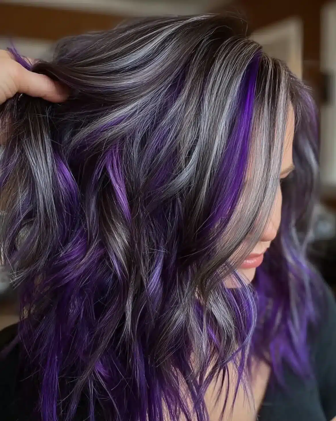 11. Luscious Layered Violet Waves