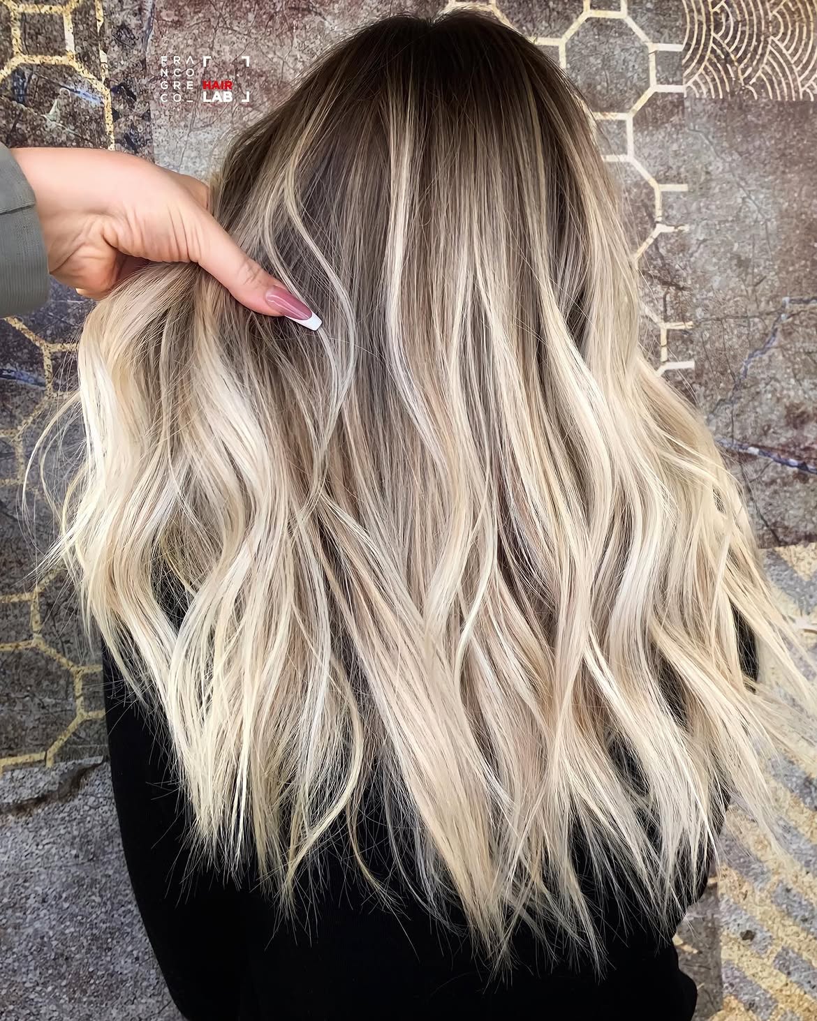 39. Melted Root Butter Balayage