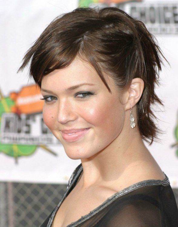2. Messy Layered Shag with Side Bangs
