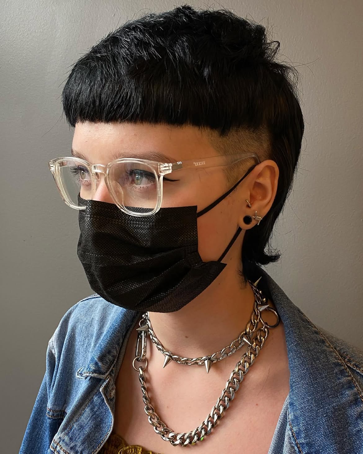 29. Micro Fringe with Shaved Temples