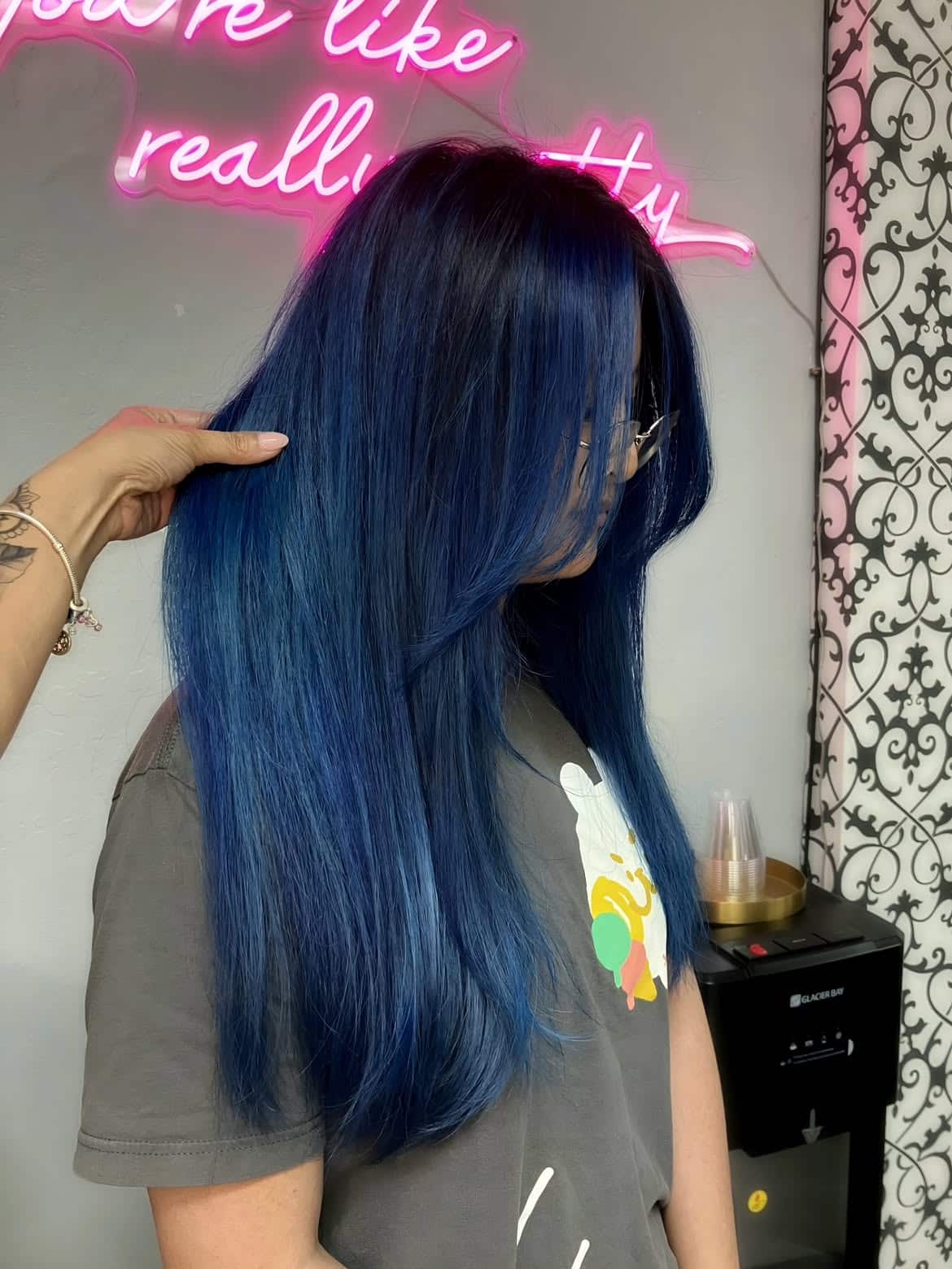 6. Midnight Blue Sleek Layers