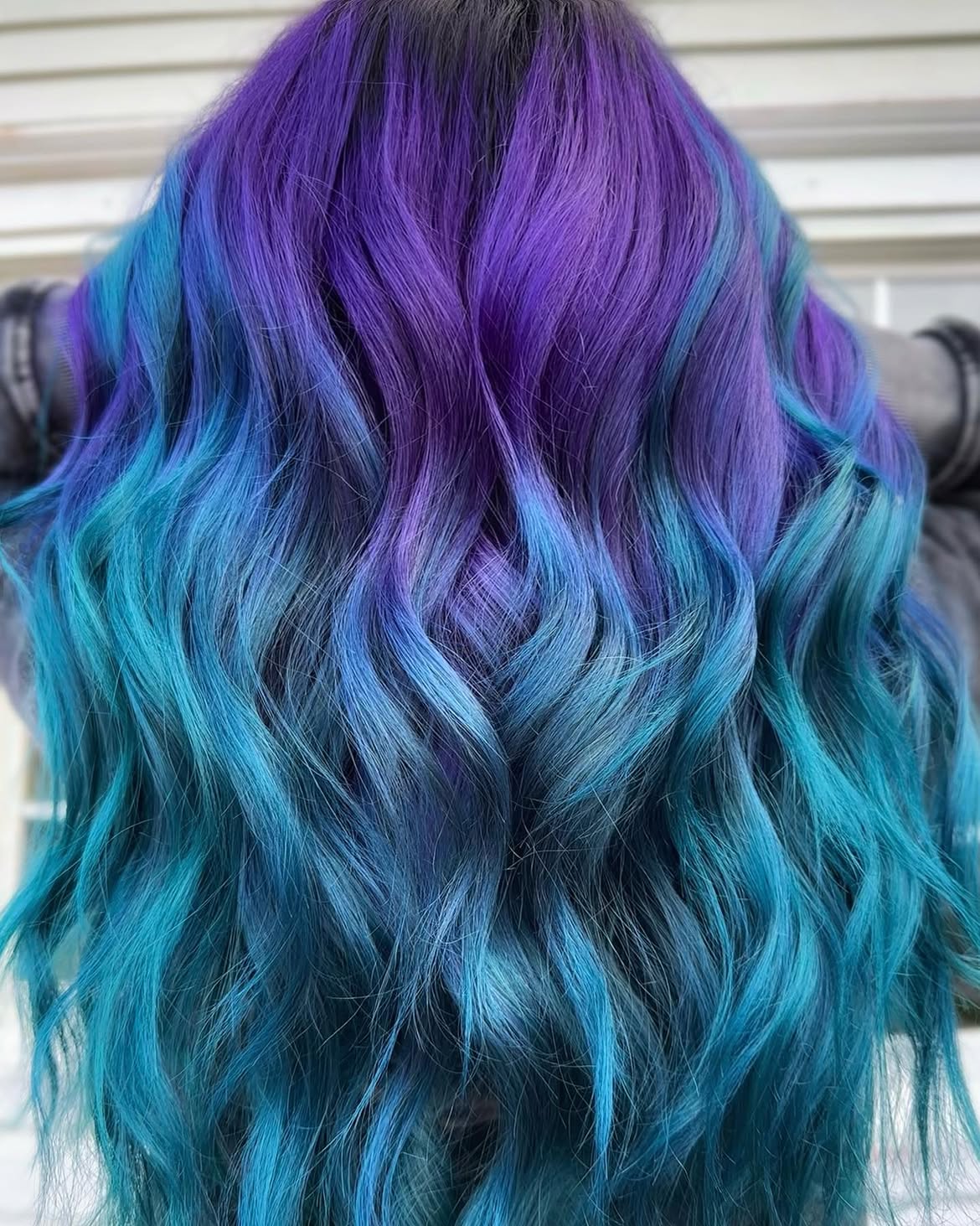 3. Midnight Purple to Turquoise Melt