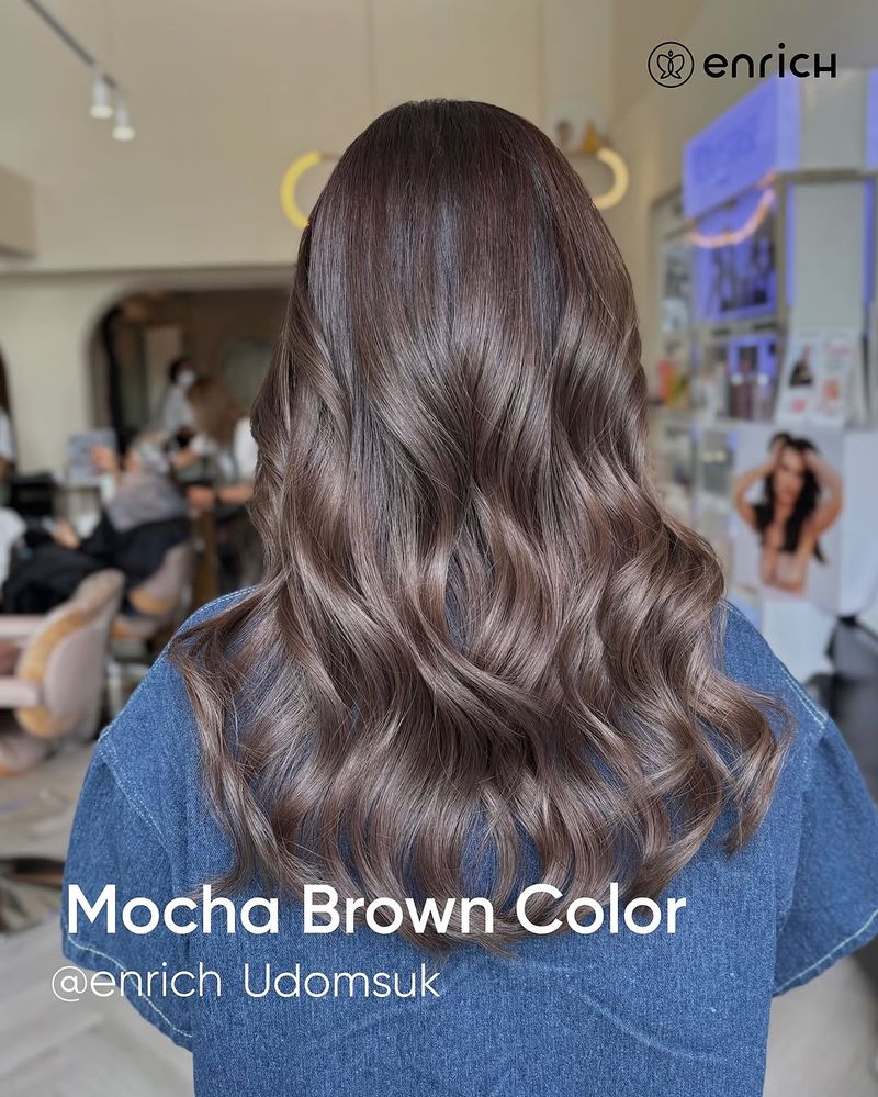 2. Mocha Brown Waves