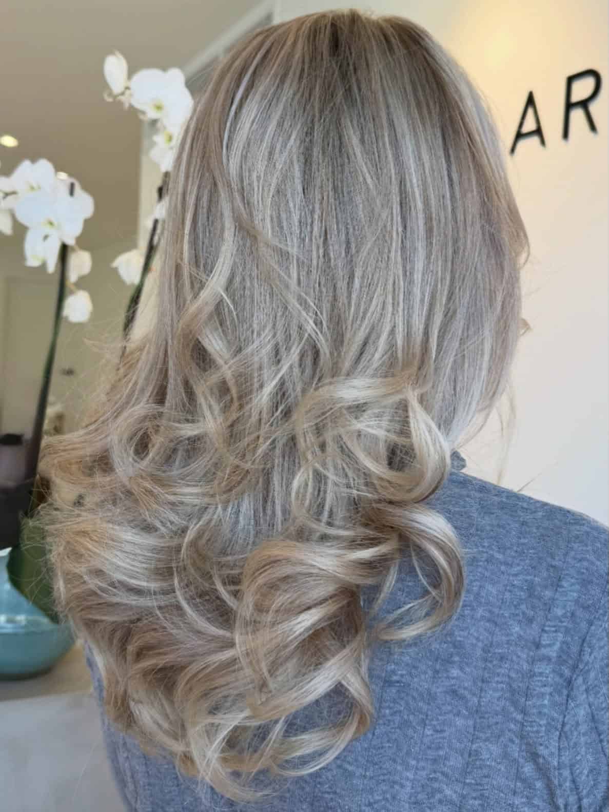 55. Mushroom Beige Tonal Curls