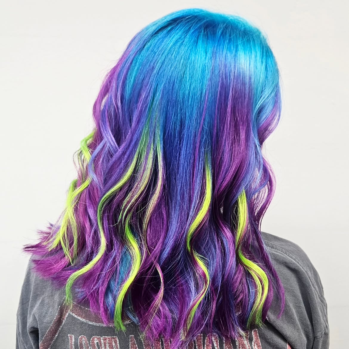 15. Neon Mermaid Waves