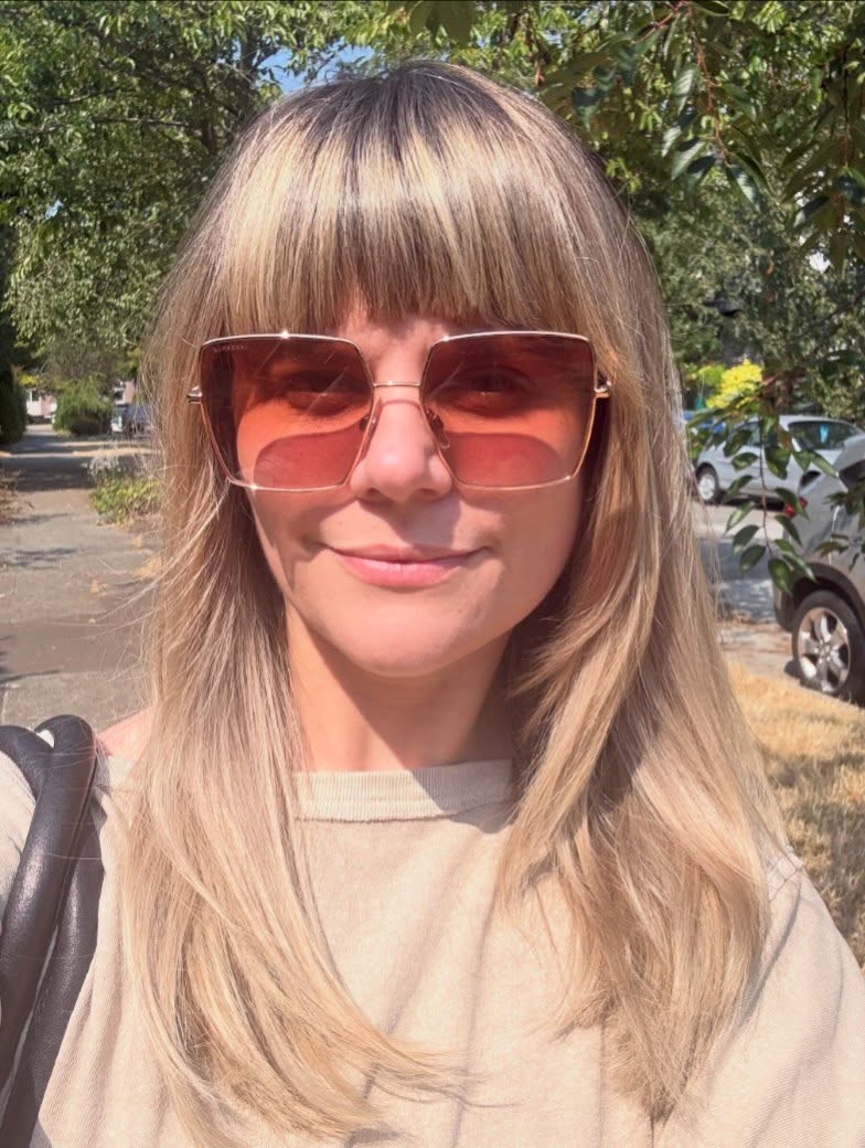 10. Neutral Blonde with Heavy Fringe