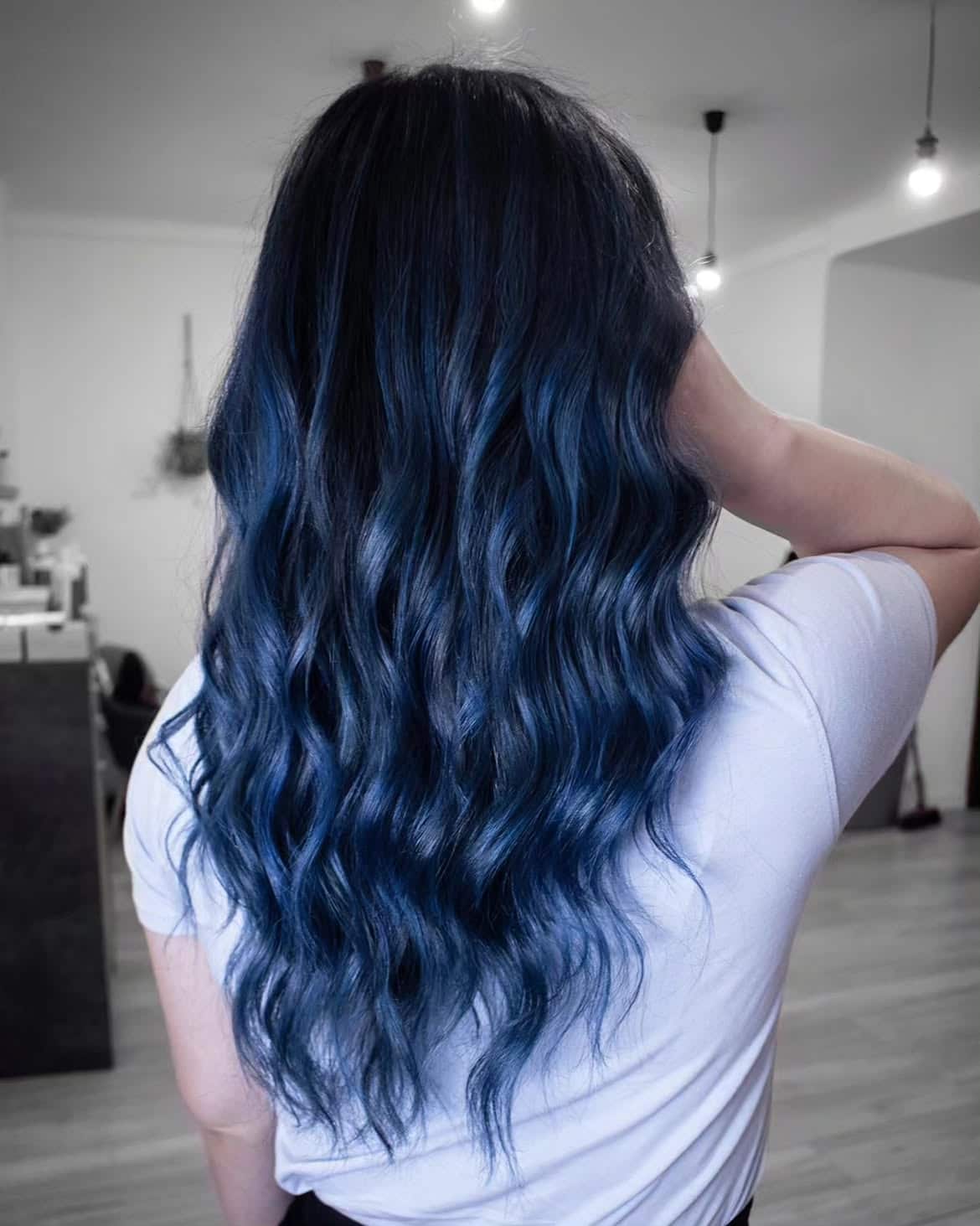 15. Ocean Blue Waves with Shadow Root