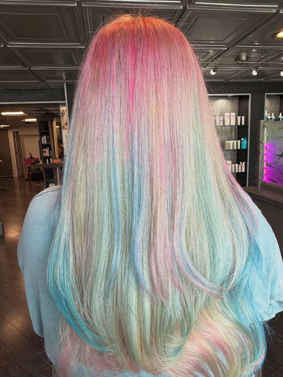 41. Pastel Rainbow Cascade