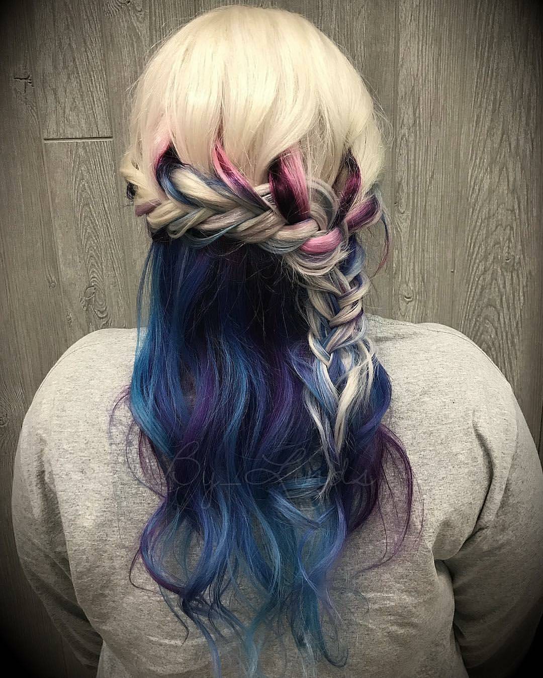 4. Platinum Crown with Sapphire Underlight Braid