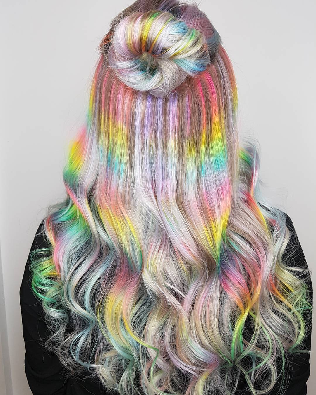 28. Rainbow Bun Bliss