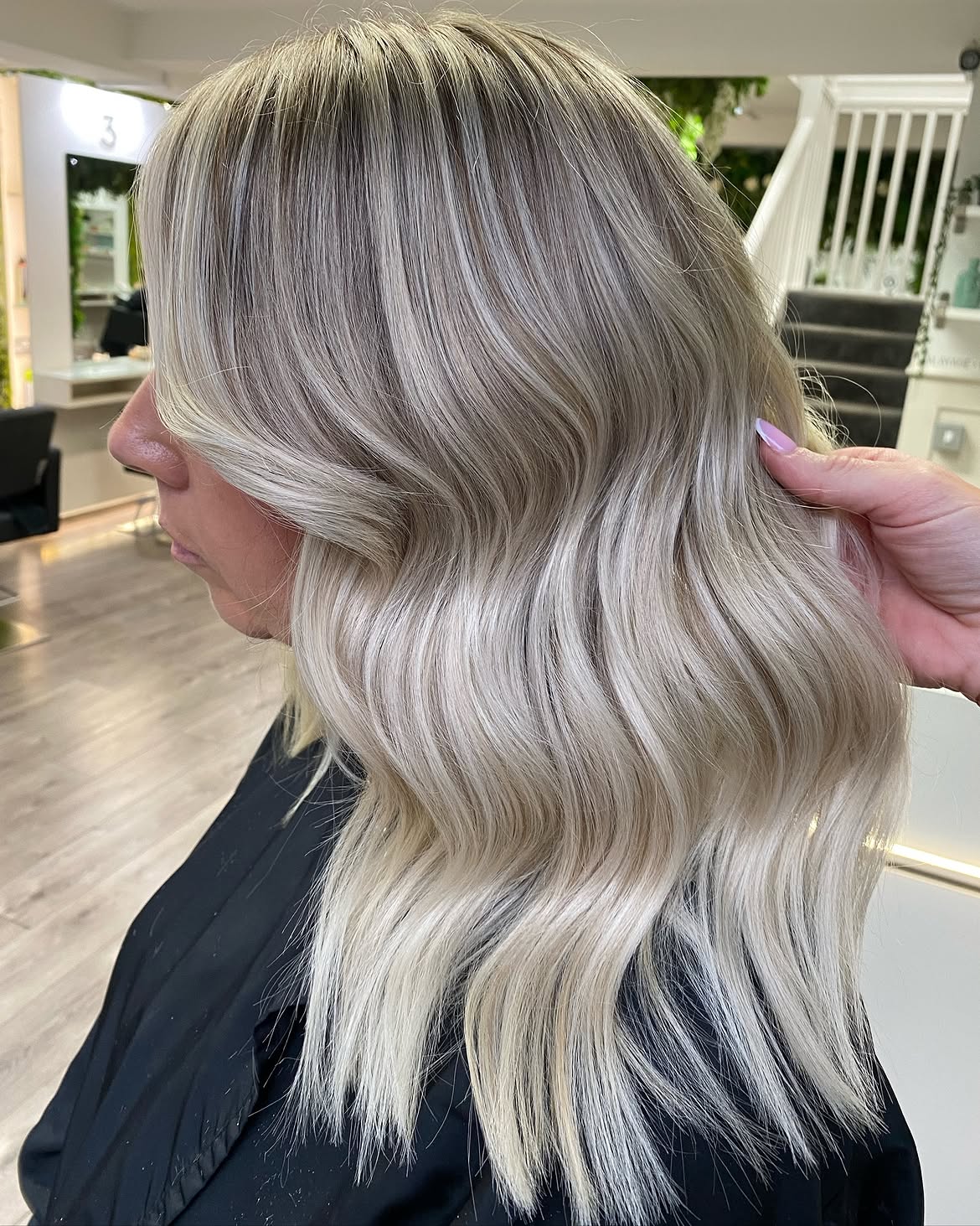 49. Root-Smudged Platinum Waves