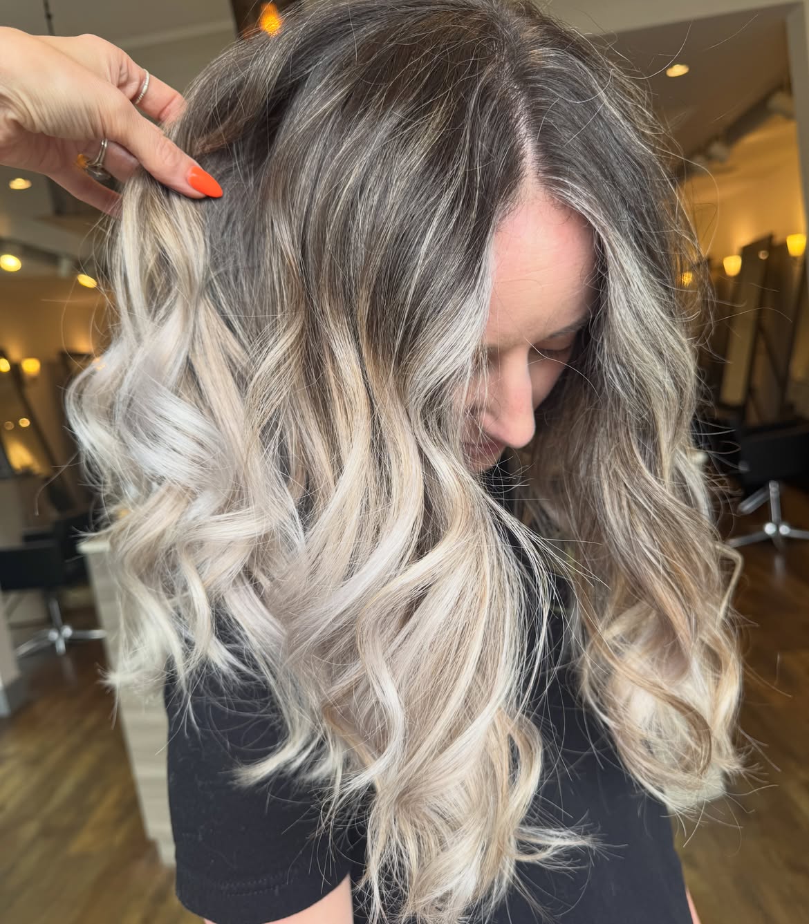 27. Root-Smudged Platinum Waves
