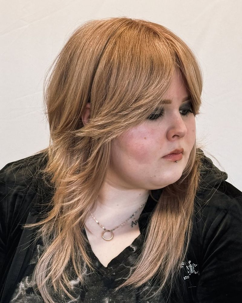 45. Shaggy Layers with Flipped Fringe