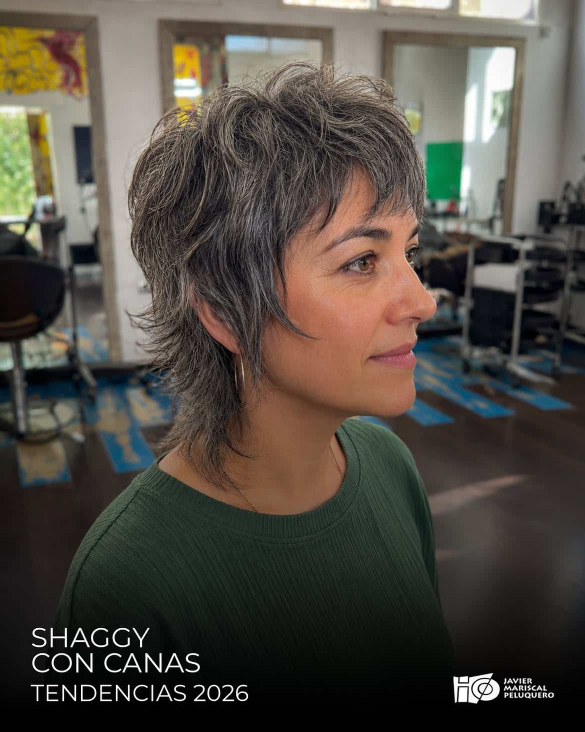 24. Shaggy Tresses with a Twist