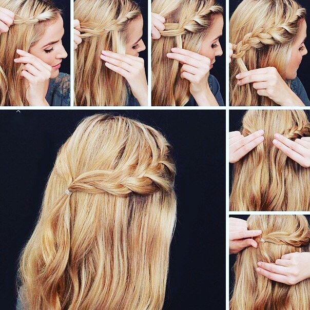17. Side Braid Half-Up