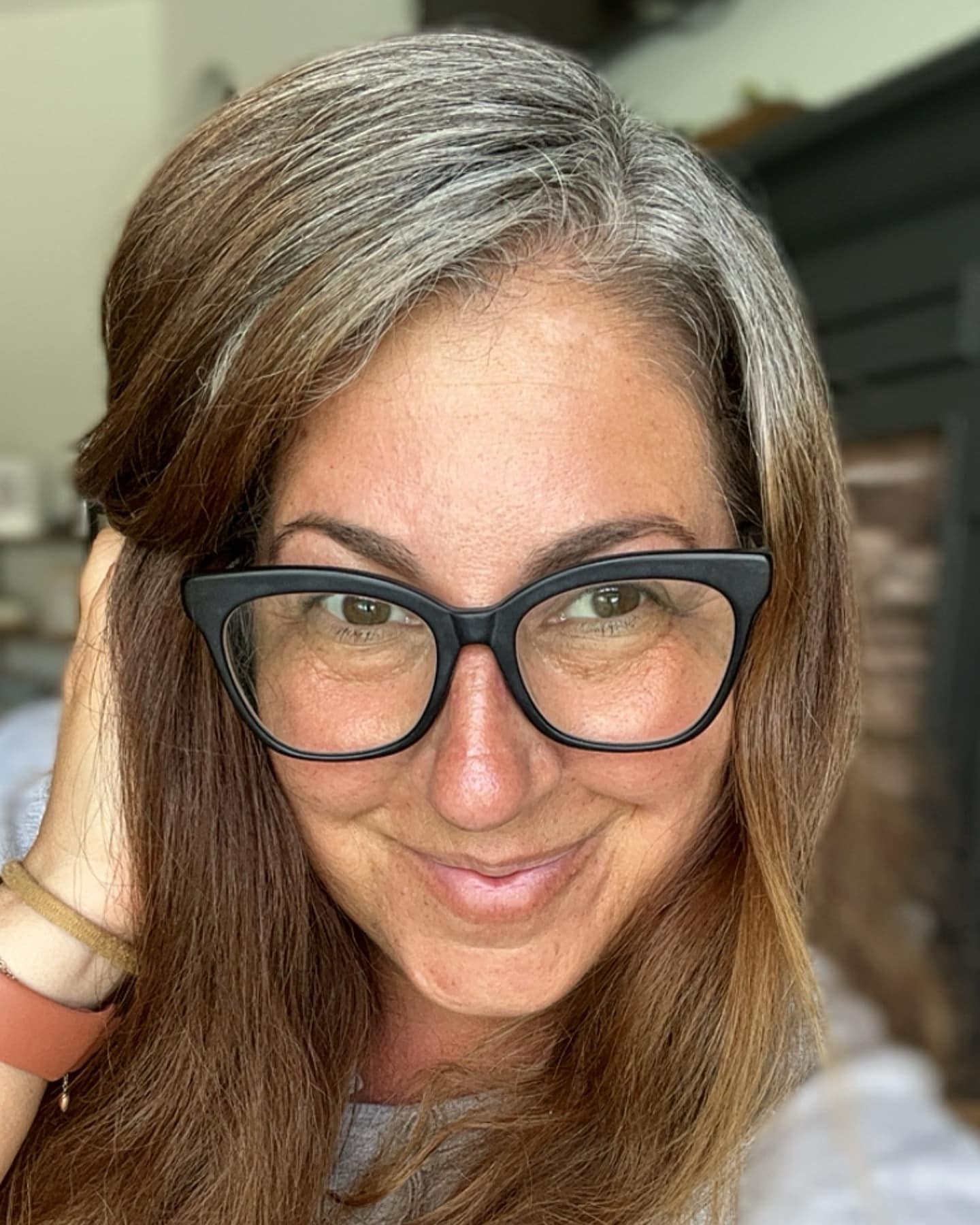 11. Side-Parted Brunette Grombre with Silver Crown