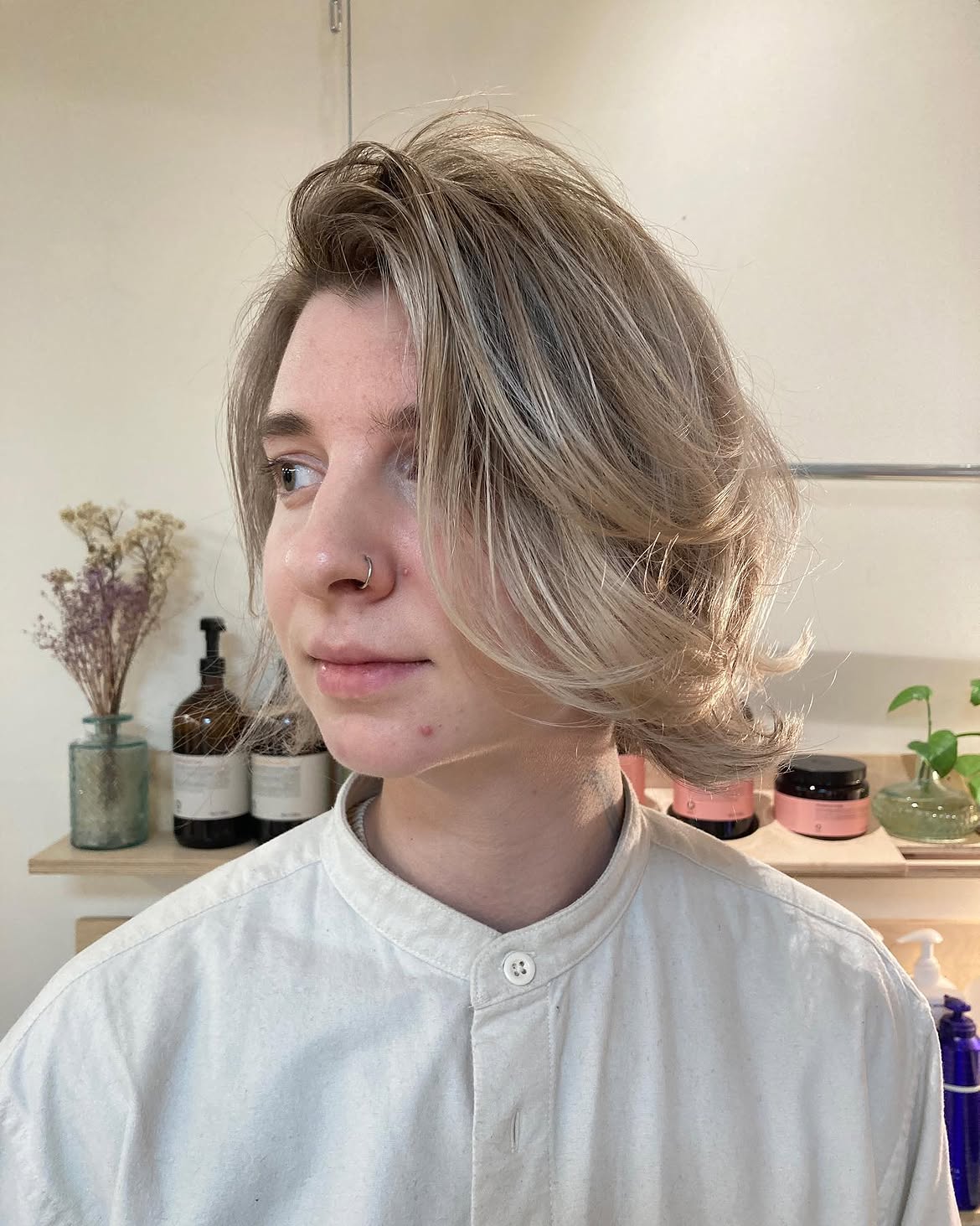 12. Side-Swept Volume Bob