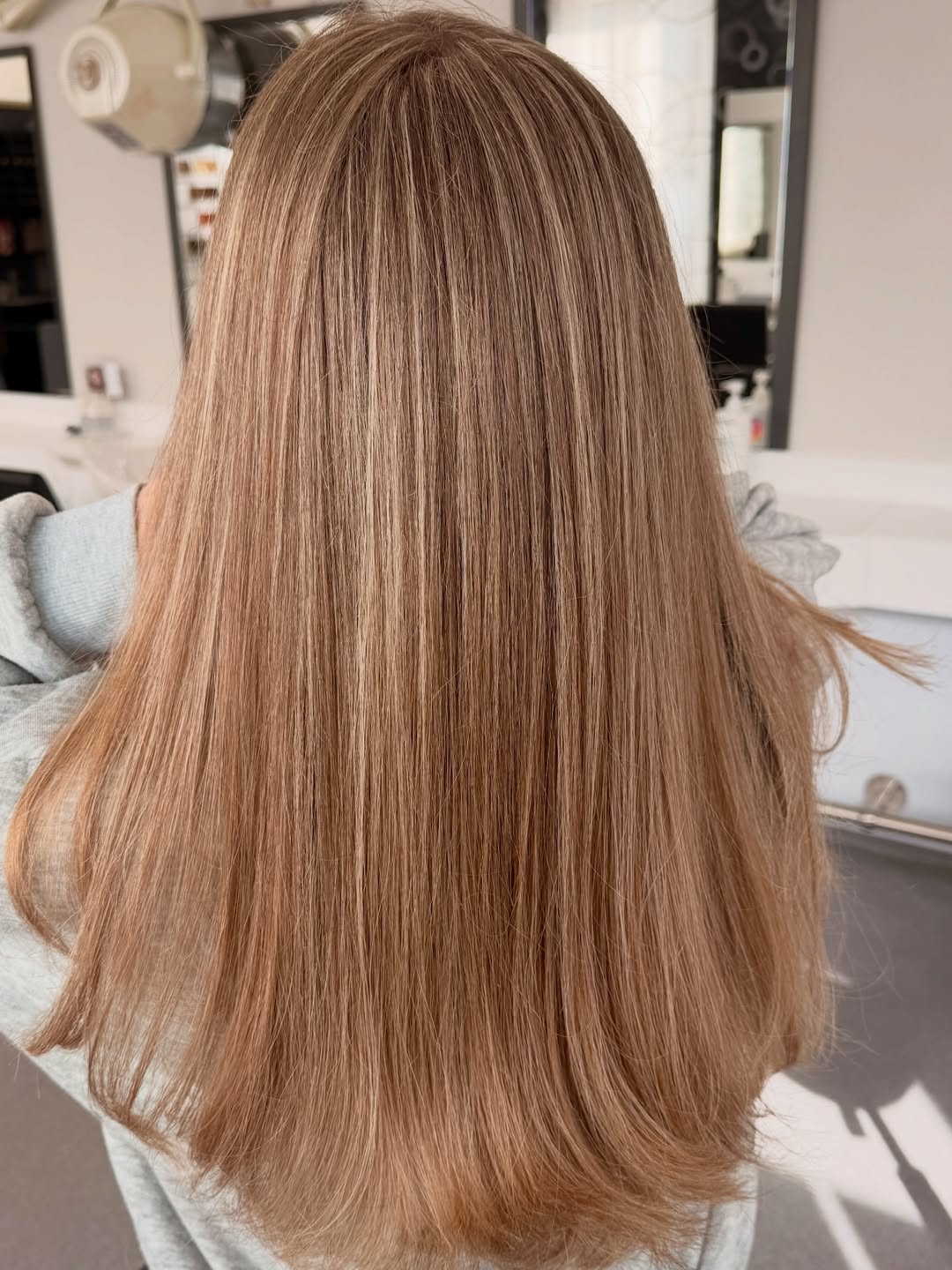 20. Silk Press Caramel Melt