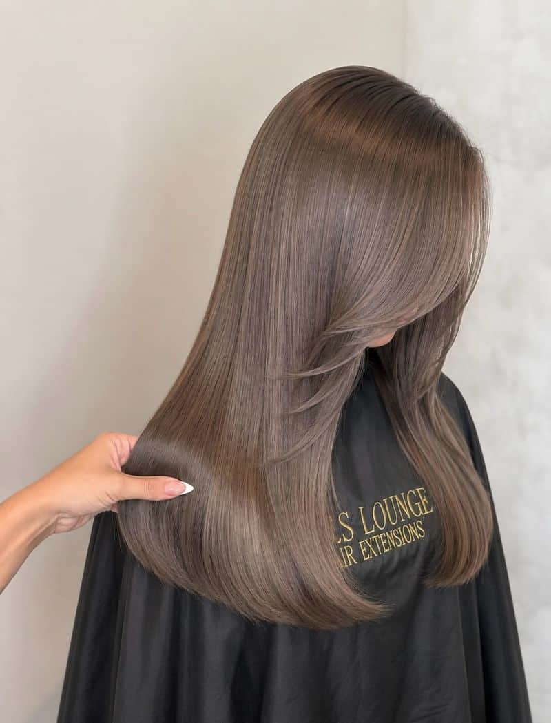 8. Silky Ash Brown Blowout