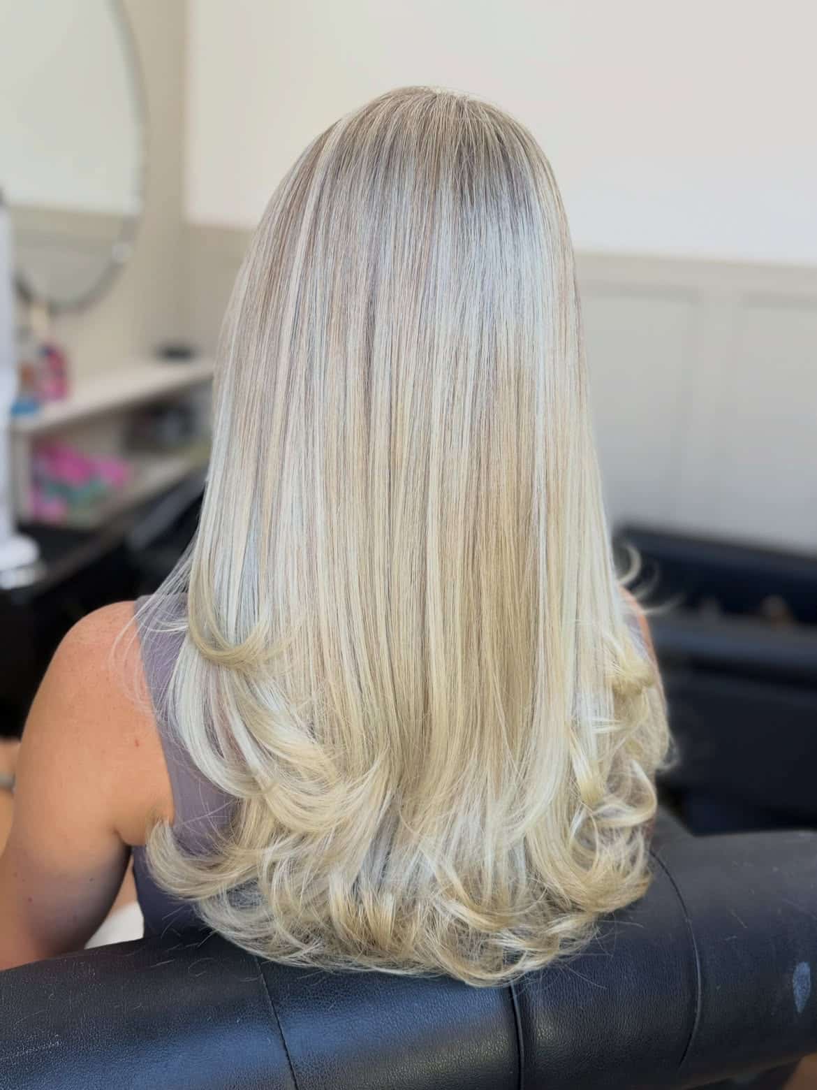 45. Silvery Cream Layers