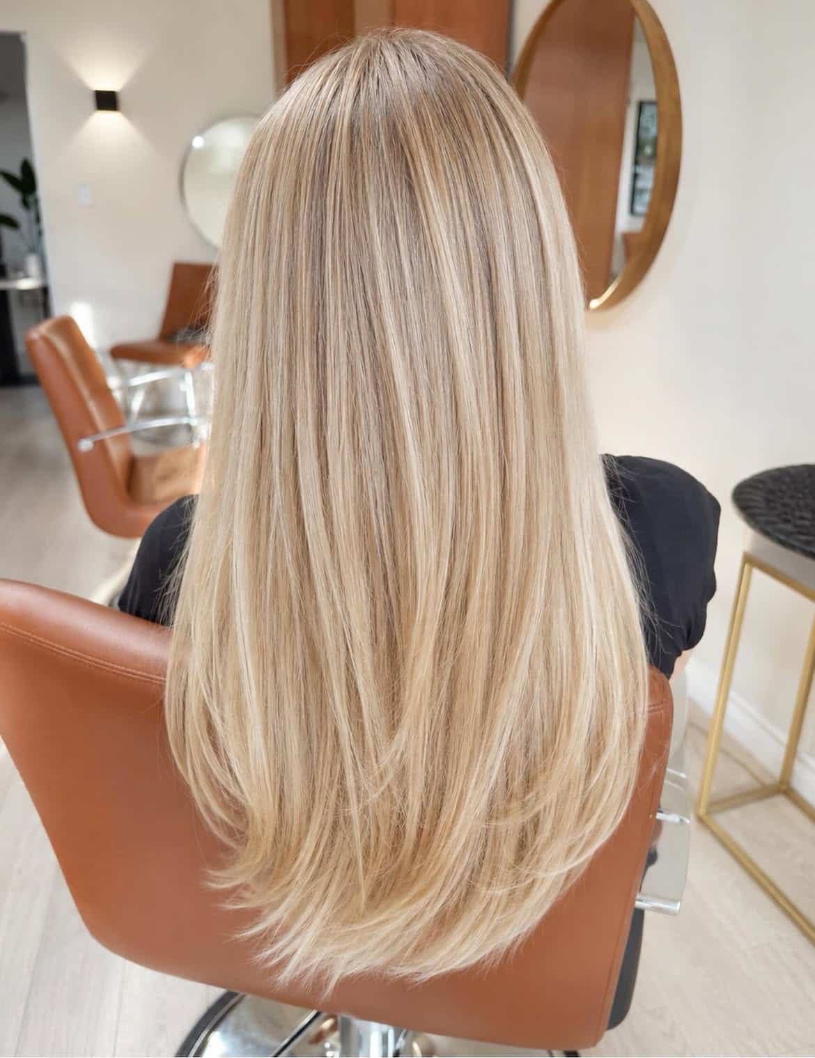 42. Sleek Champagne Layers