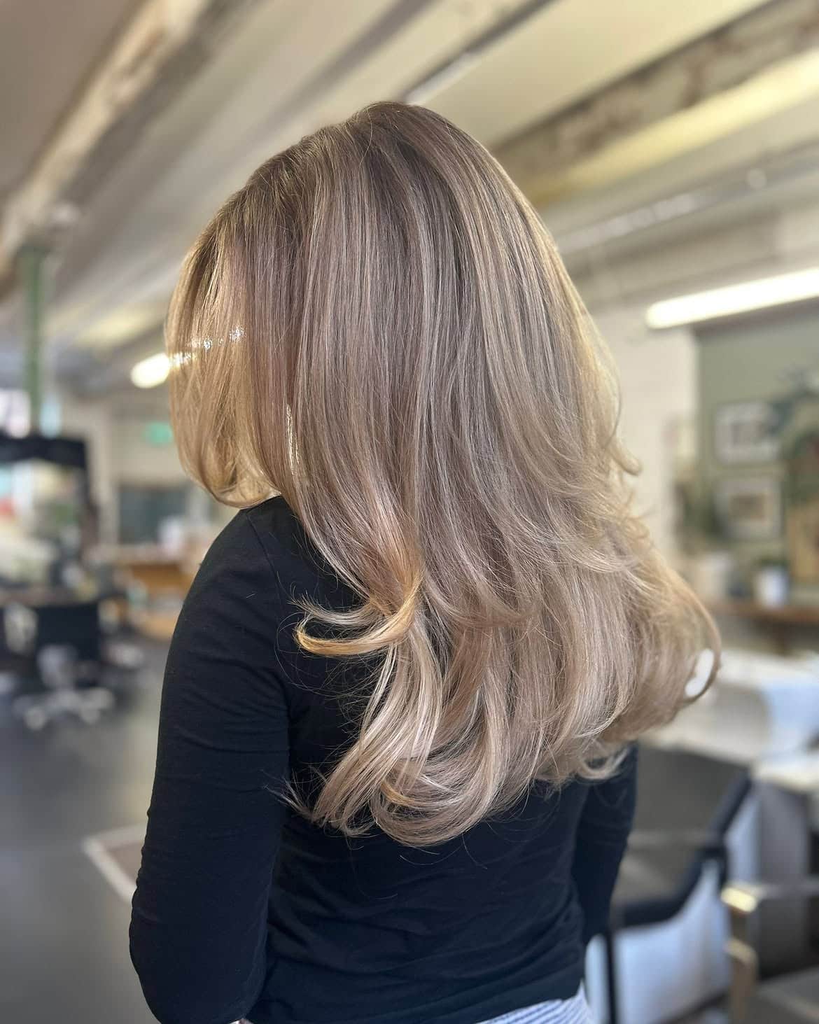 37. Smoked Champagne Layered Blowout
