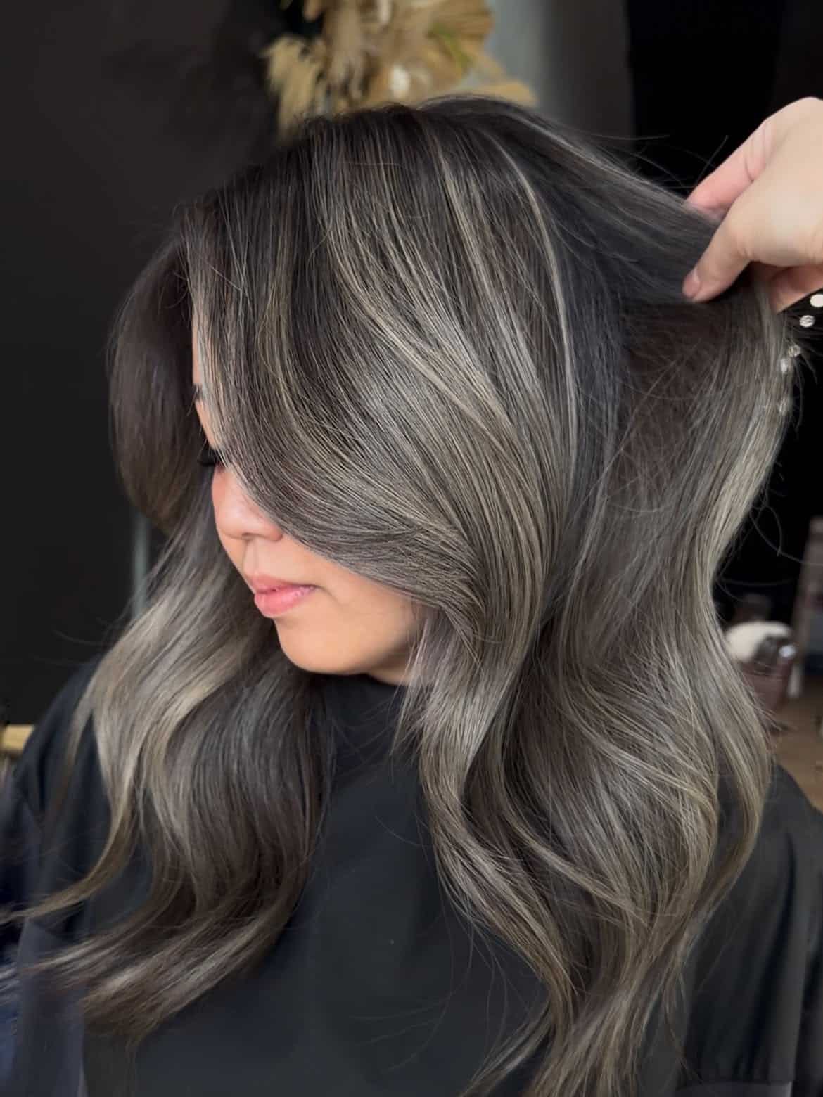 23. Smoked Mushroom Blonde Waves