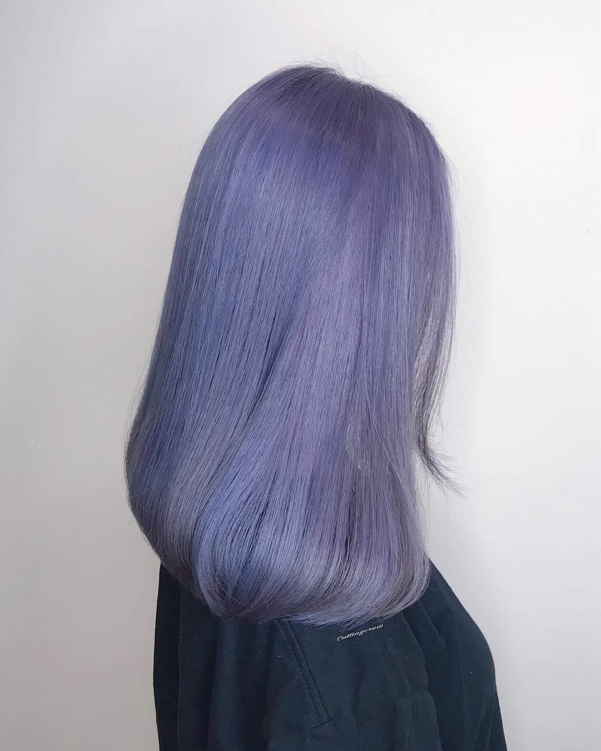 22. Smoky Blue Glass Hair
