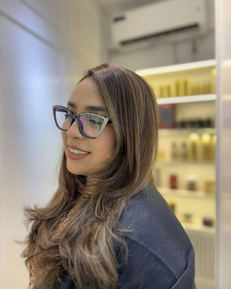16. Soft Ash Brown with Face-Framing Layers