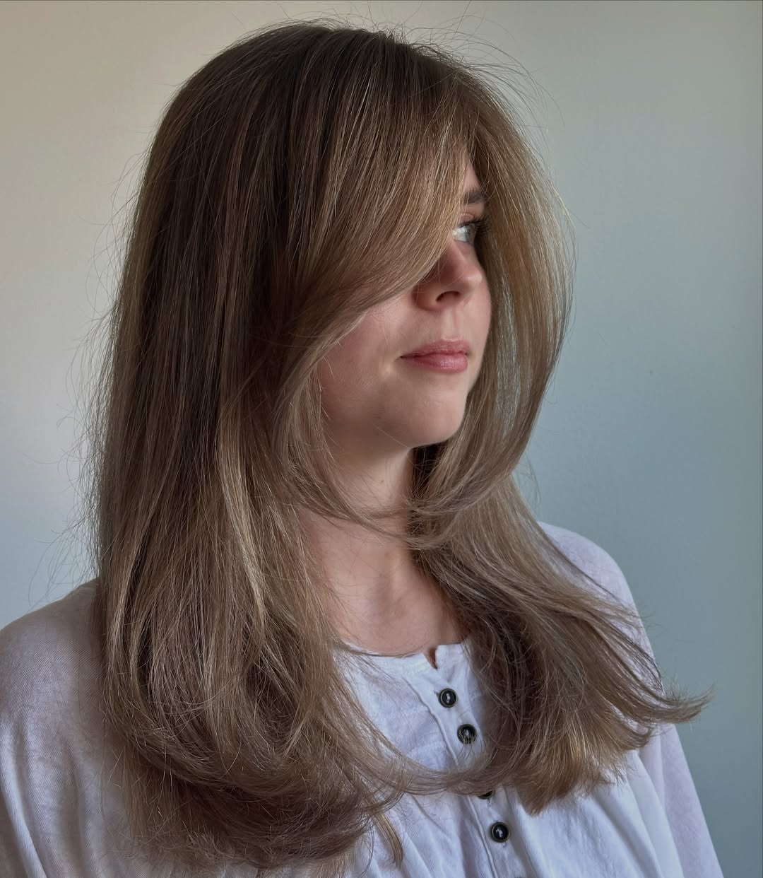 45. Soft Feathered Layers with Heavy Side Fringe