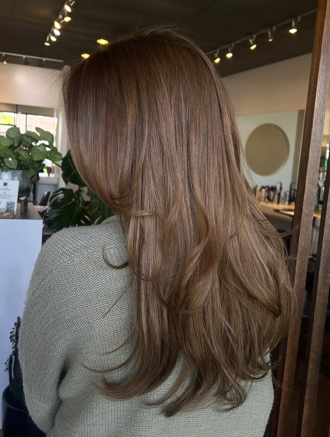 11. Soft Layered Chestnut Waves