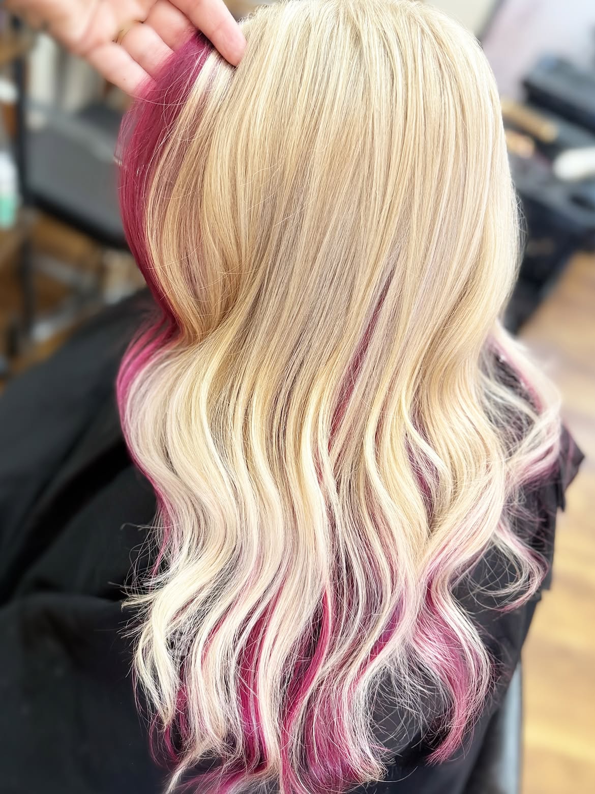 44. Soft Violet Highlights