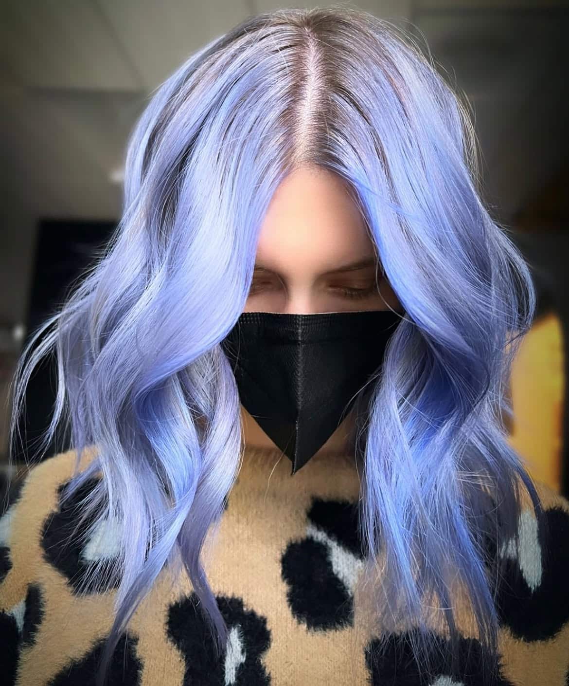 5. Soft Wave Pastel Blue Lob