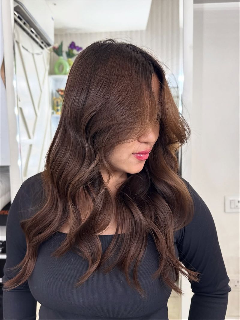 6. Soft Waves with Curtain Fringe