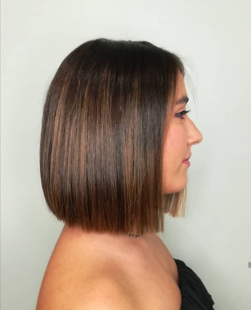 19. Straight Blunt Chin-Length Bob