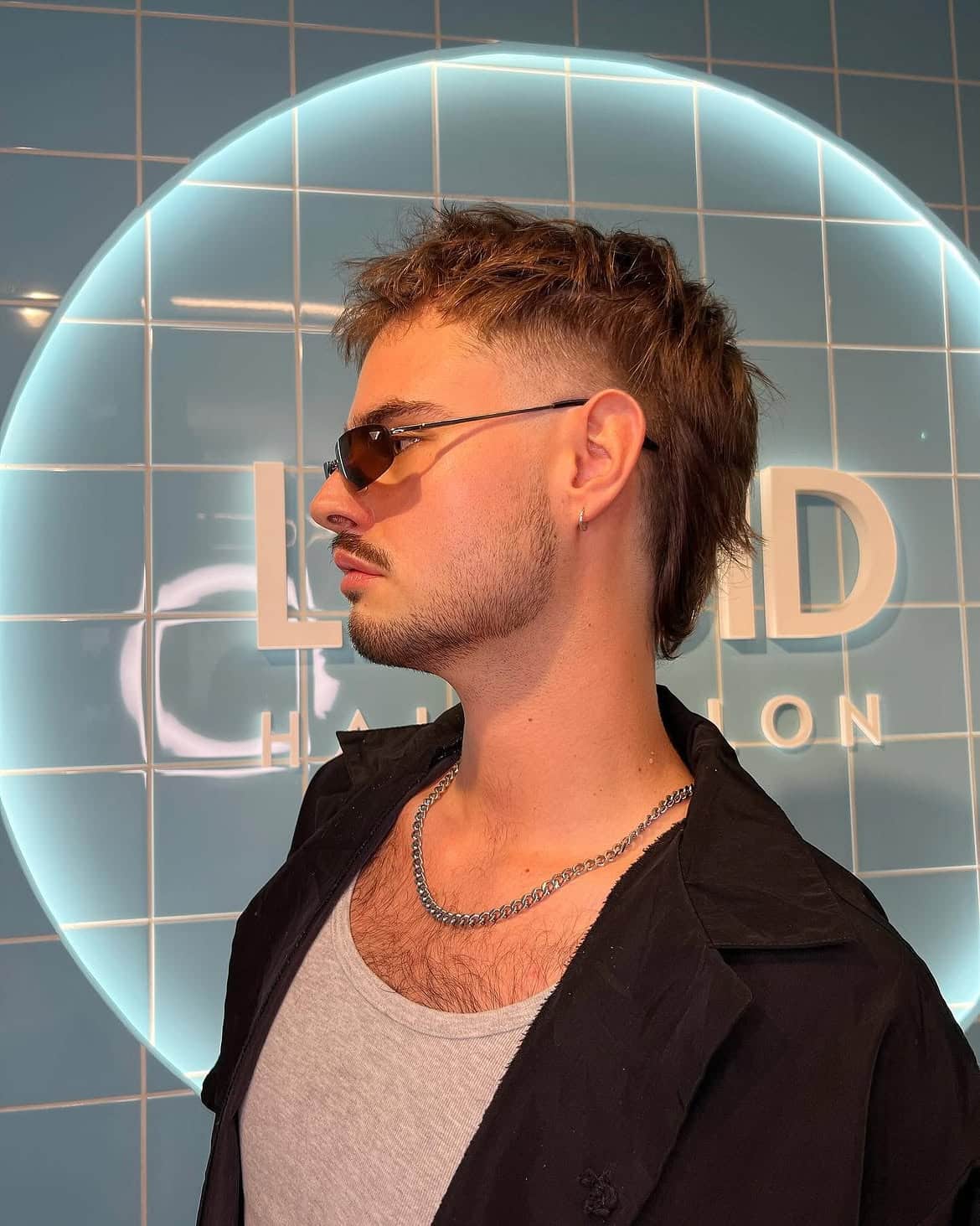 29. Textured Crop Mullet with Low Fade