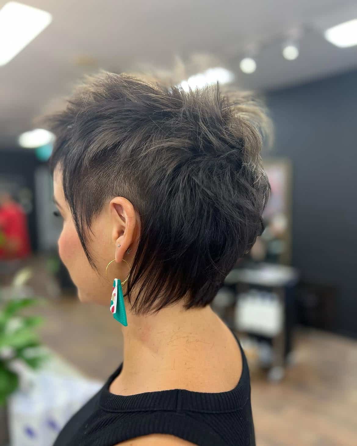 25. Textured Undercut Pixie Mullet