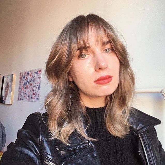 38. Textured Waves with Soft Pierced Fringe