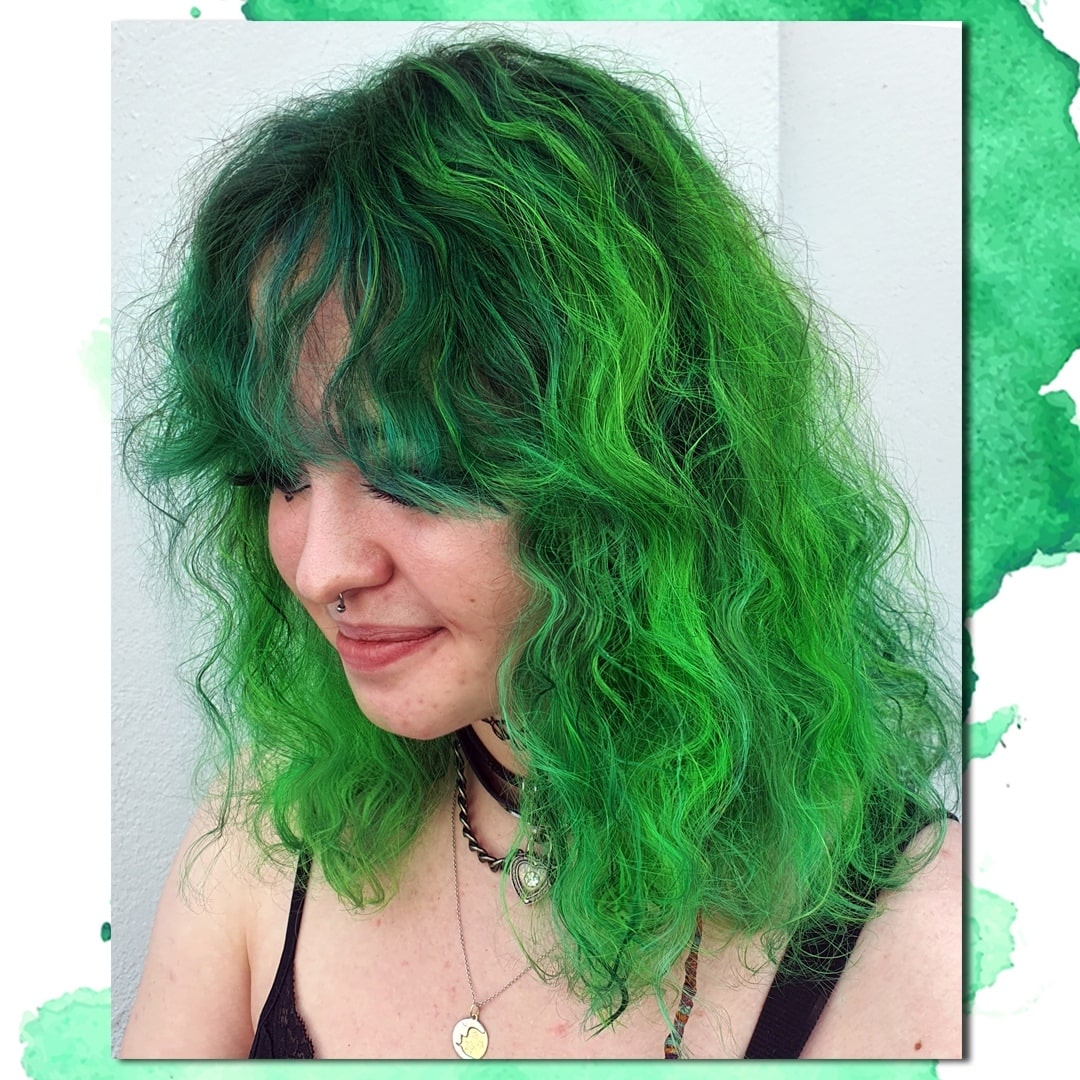31. Vibrant Emerald Shag