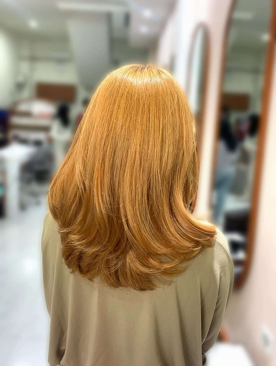 11. Warm Amber Blowout