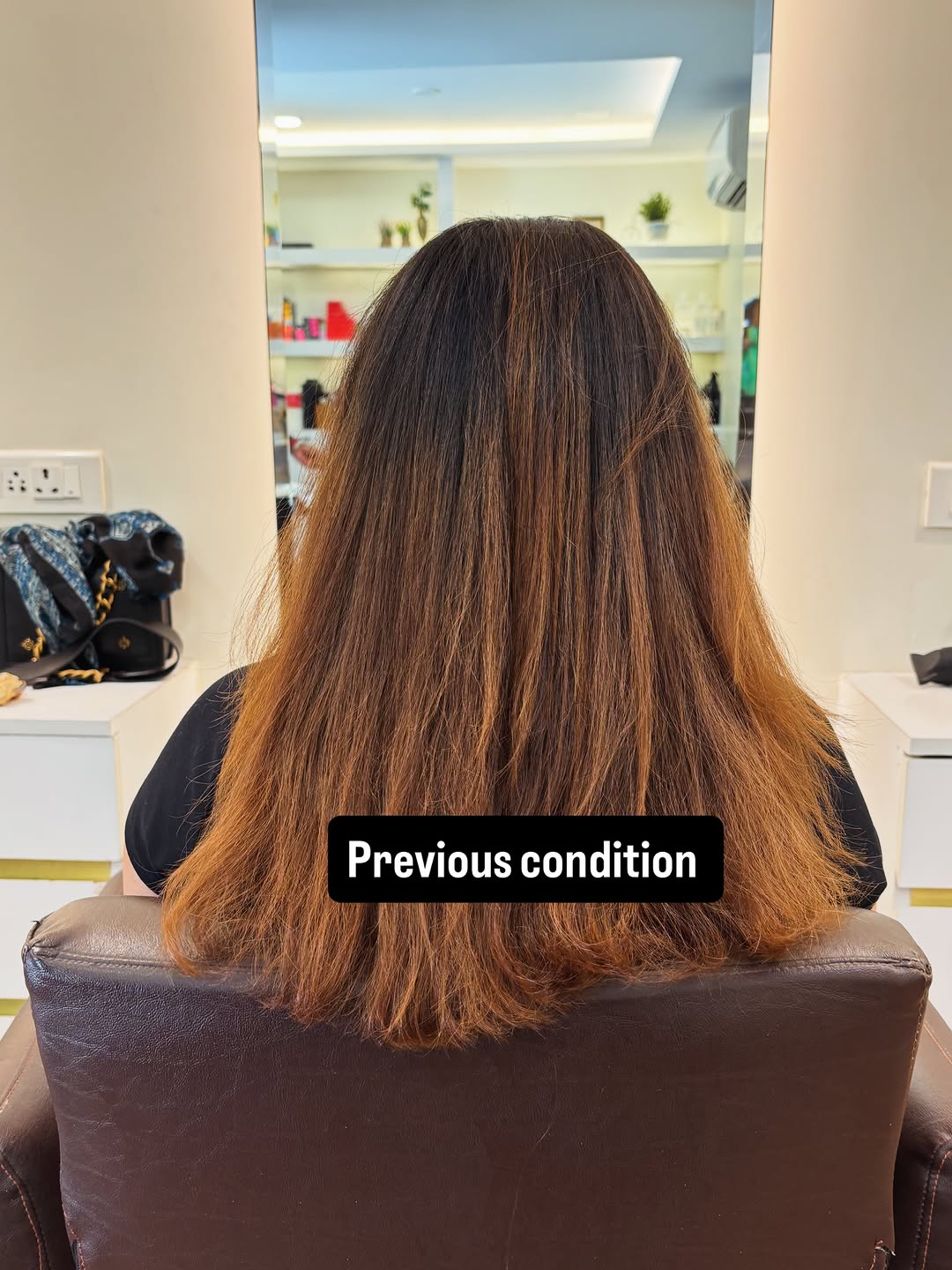 8. Warm Chestnut Ombre Transformation