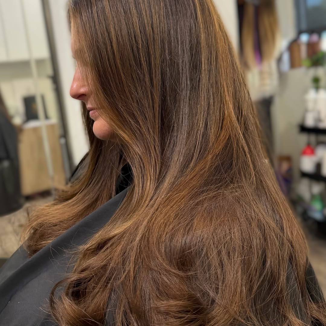 13. Warm Chestnut Waves