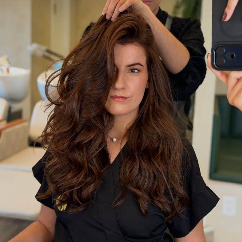 4. Amber Brown Waves