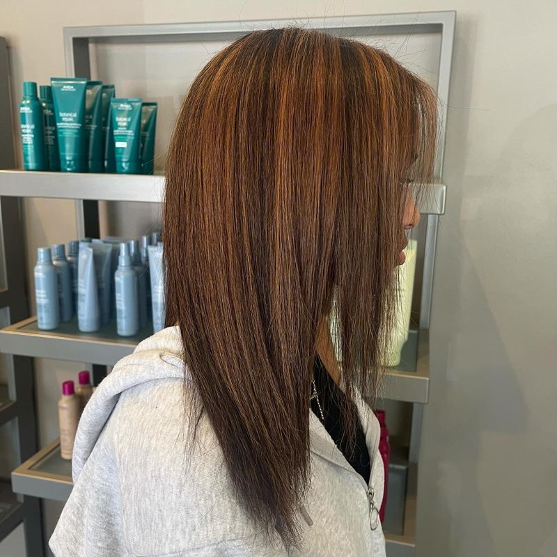 34. Amber Streaks on Dark Chocolate
