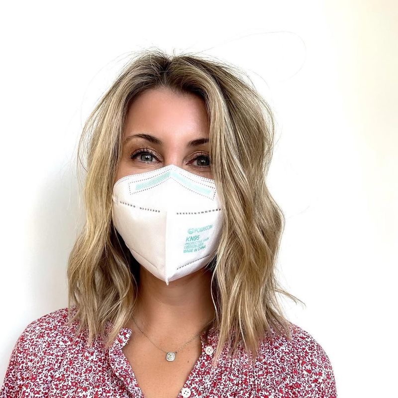 38. Ash Blonde Waved Lob with Hidden Internal Weight Removal
