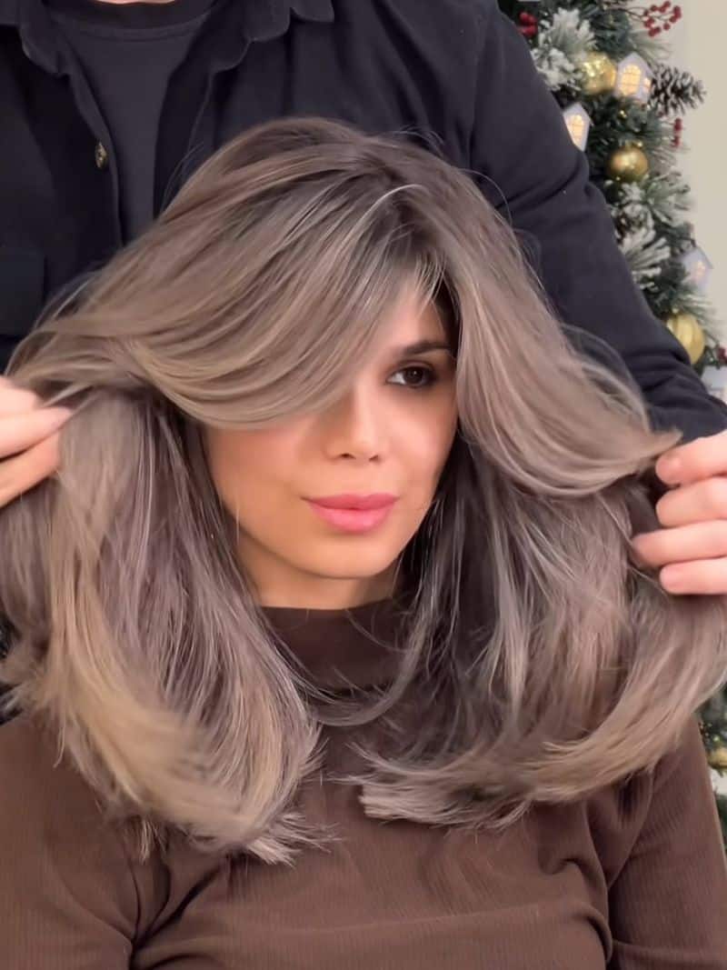 39. Ash Brown Blowout with Sweeping Layers