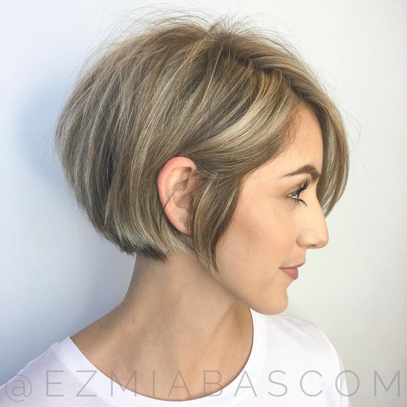 10. Asymmetrical Stacked Pixie Bob