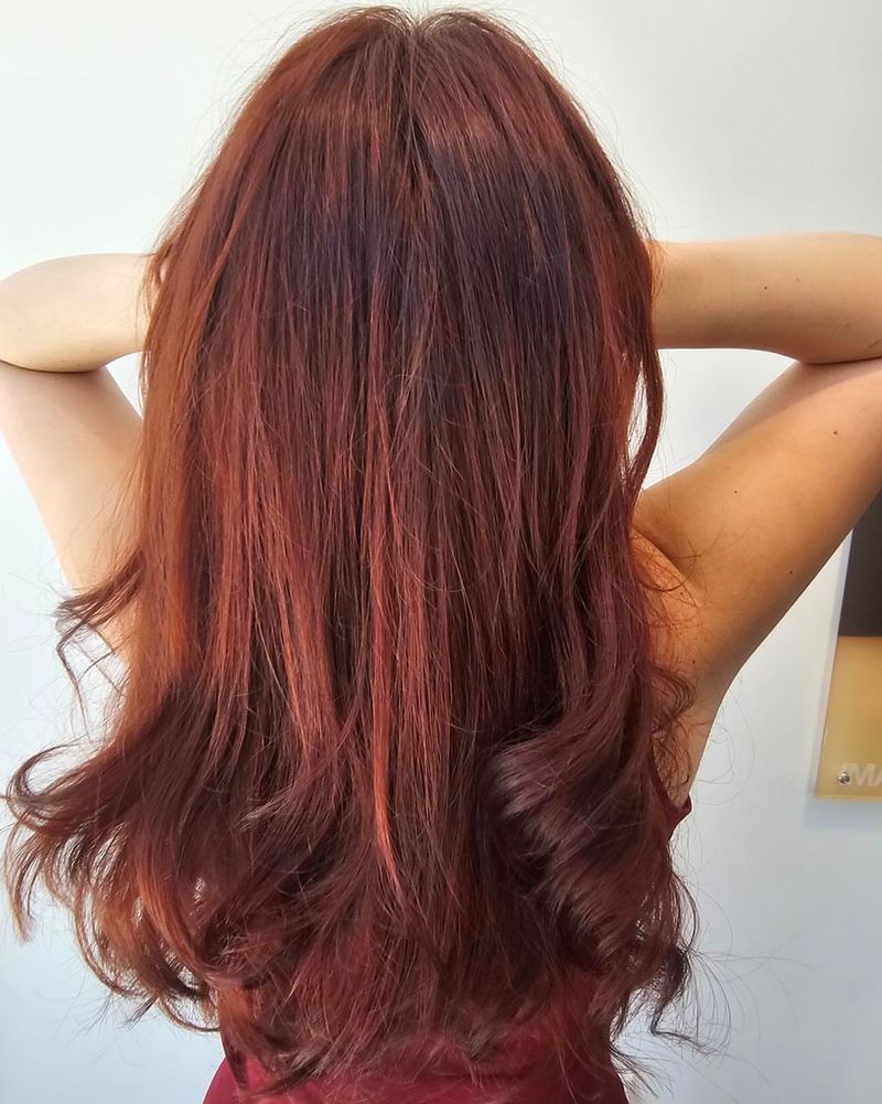 20. Auburn Velvet Waves