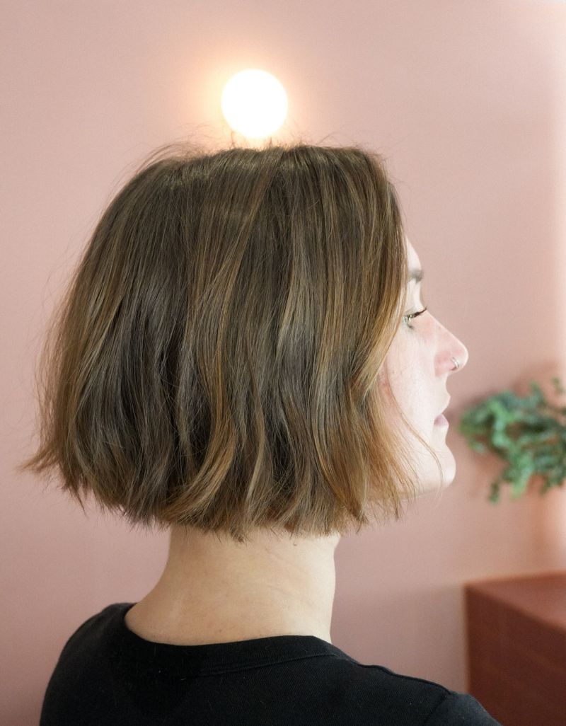 10. Blunt Cut with Soft Waves