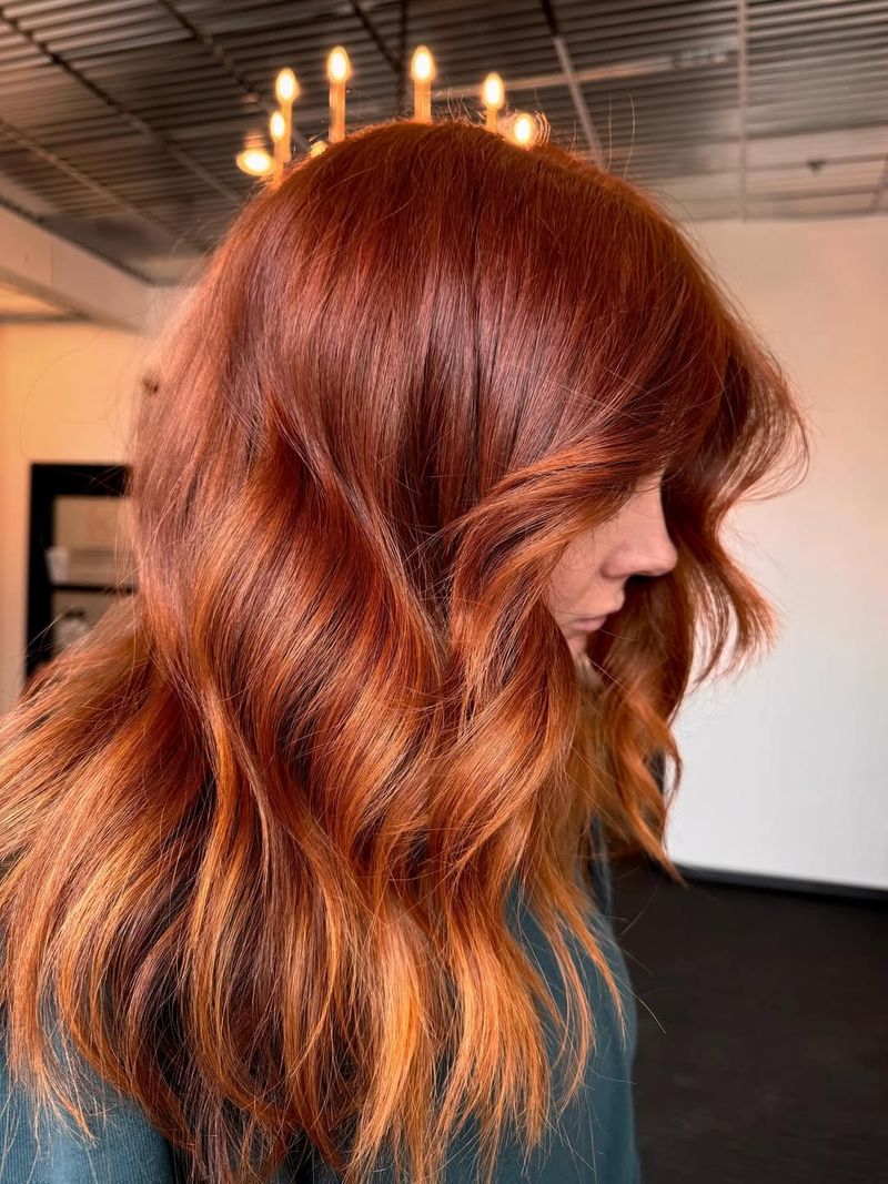 55. Bright Penny Copper Waves